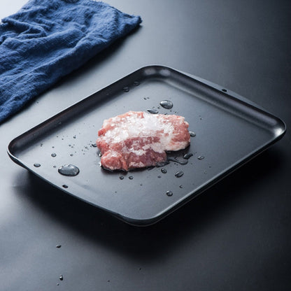 Aluminum Alloy Quick Thawing Plate Rectangle Food Thawing Deicing Tray, Aluminum Quick Thawing Plate