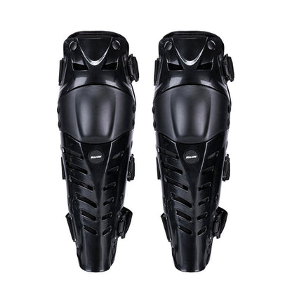 SULAITE Motorcycle Outdoor Riding Anti-Fall Protective Gear Knee Pads, Black, Black Red