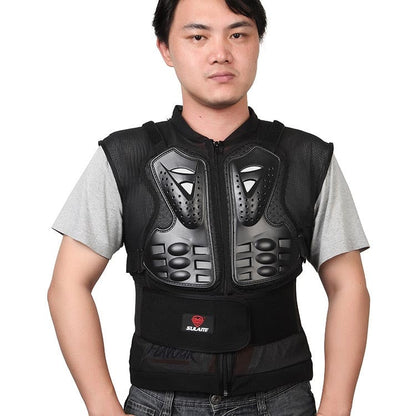 SULAITE GT-032 Motorcycle Racing Sleeveless Riding Protective Clothing, M, L, XL, XXXL