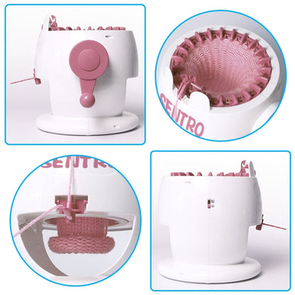 Hand Knitting Machine Children Play House Toy DIY Knitting Wool Machine, 841-1