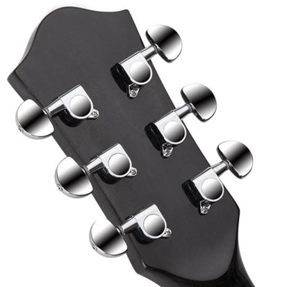 Folk Acoustic Guitar Beginner Training And Teaching Stringed Instruments, 41 Inch (Black), 41 Inch (Sunset Yellow)