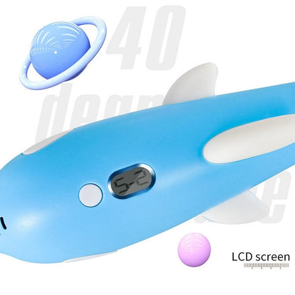 3D Printing Pen Three-Dimensional Painting Graffiti Brush, Dolphin Pink