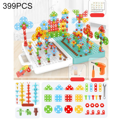 Children Screw-Tightening Electric Drill Toy Manual Assembly Toolbox, Style:, 2D Plane + Electric Drill (189 PCS), 3D + Electric Drill (276 PCS), 3D + Electric Drill (316 PCS), 3D + Electric Drill (466 PCS), 2D + Electric Drill + Charger (189 PCS)     ...