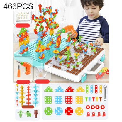 Children Screw-Tightening Electric Drill Toy Manual Assembly Toolbox, Style:, 2D Plane + Manual Drill (188 PCS), 2D Plane + Electric Drill (189 PCS), 3D + Manual Drill (275 PCS), 3D + Electric Drill (276 PCS), 3D + Electric Drill (316 PCS)             ...