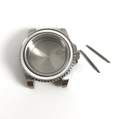 For ETA2836/Pearl 3804 Movement 867 GMT Watch Accessories 40MM Stainless Steel Case, Blue Red, Black Blue, Black Red, Black