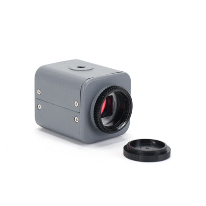 16 Million Pixel High-Definition Electronic Eyepiece Camera Industrial Electronic Microscope,EU Plug, Black, Silver Gray