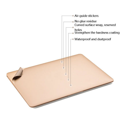 JRC Laptop Film Computer Top Shell Body Protection Sticker, For MacBook Air 13.3 inch A1932 (2018), For MacBook Pro 16 inch A2141, For MacBook Air 13.3 inch A2179 (2020), For MacBook Pro 13.3 inch A2289 / A2251 (2020)