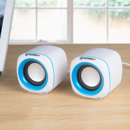 YEEZE A1 Multimedia USB2.0 Desktop Speaker Mini Computer Notebook Speaker, White Blue, White Green, White Purple, White Orange, Black Blue, Black Green, Black Purple, Black Prange, Electroplated Black Gold, Electroplated White, Electroplated Black     ...
