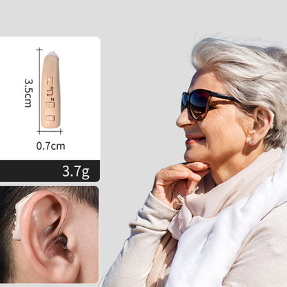 G28 Old Man Hearing Aid Sound Amplifier Sound Collector, Left Ear, Right Ear