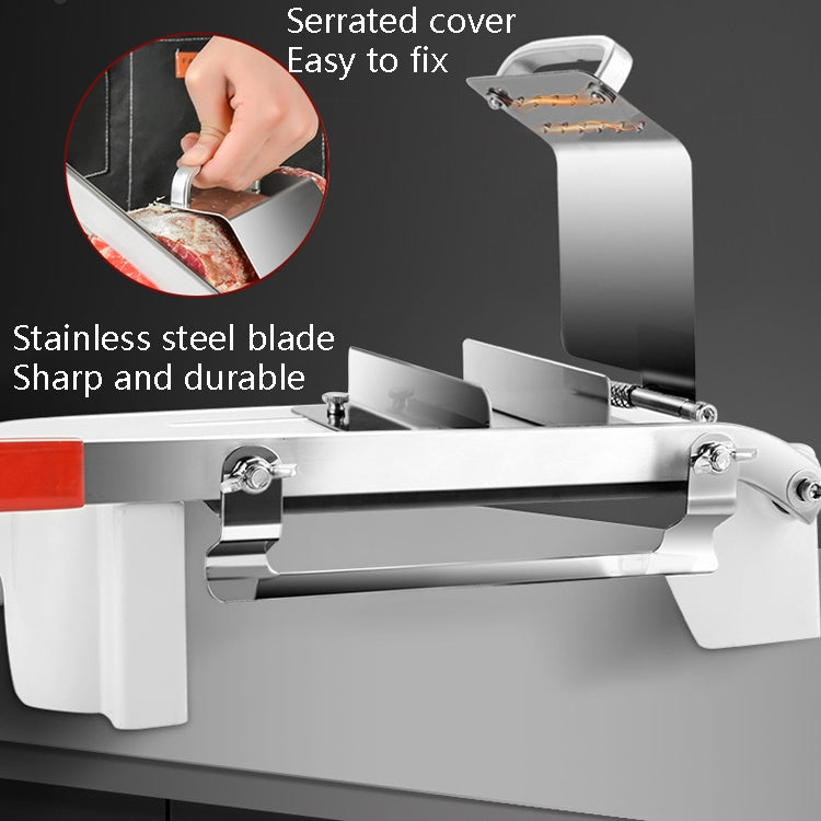 Lamb Slicer Household Manual Vegetable Cutter Meat Slicer, White