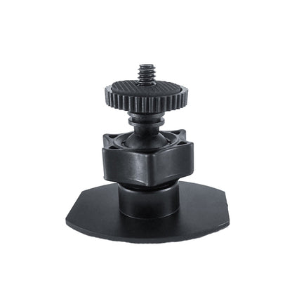 Mini Gimbal Camera Bracket Desktop Mobile Phone Bracket Recorder Car Bracket, Dual Attachment Mount, 1/4 Screw Connector for GoPro, Magnet Paste for Phones