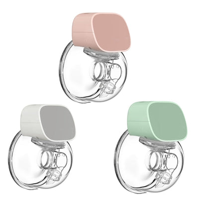 Wearable Automatic Breast Pump Massage Hands-free Invisible Wireless Large Suction Breast Pump, S9 - English - Gray, S9 - English - Pink, S9 - English - Green, S12 - English - White