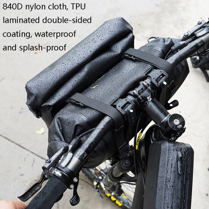 Rhinowalk X21998 Full 12L Waterproof Large Capacity Front Hanging Bag Off-Road Long-Distance Cycling Bag, Rhinowalk X21998