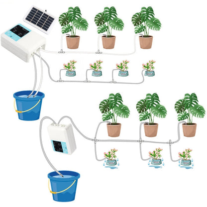 G89456 Solar Intelligent Voice Timing Automatic Flower Watering Device Lazy Plant Dripper