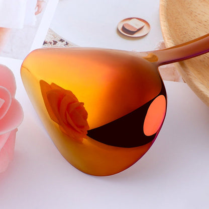 304 Stainless Steel Oil Spoon Thickened Soup Spoon Pouring Sauce Spoon, Soup Spoon (Silver), Soup Spoon (Magic Colorful), Soup Spoon (Golden), Soup Spoon (Rose Gold), Soup Spoon (Magic Red)