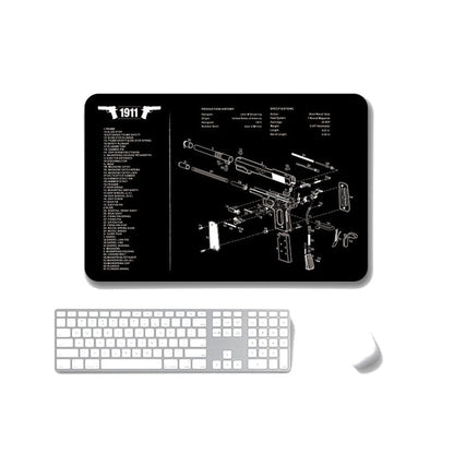 2 PCS Heat Transfer Non-Slip Single-Sided Office Gaming Mouse Pad, 2mm, 3mm
