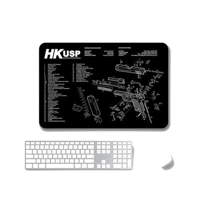2 PCS Heat Transfer Non-Slip Single-Sided Office Gaming Mouse Pad, 2mm, 3mm