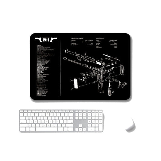 2 PCS Heat Transfer Non-Slip Single-Sided Office Gaming Mouse Pad, 4mm, 5mm