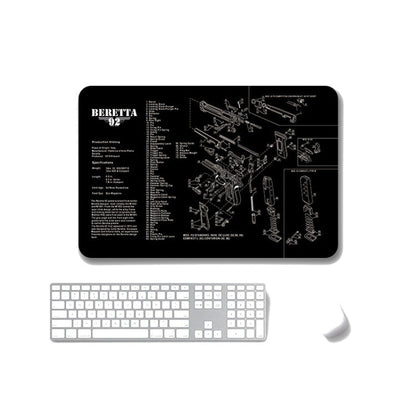 2 PCS Heat Transfer Non-Slip Single-Sided Office Gaming Mouse Pad, 4mm, 5mm