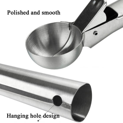 Stainless Steel Ice Cream Spoon Dessert Spoon Ice Cream Scooper, 4 PCS Stainless Steel
