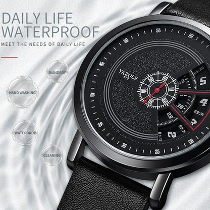 YAZOLE Turntable Men Quartz Watch, 509 Black Tray Black Belt, 509 Black Tray Brown Belt, 510 Black Tray Black Belt, 510 Black Tray Brown Belt, 511 Black Tray Black Belt, 511 Black Tray Brown Belt, 518 Black Tray Black Belt, 518 Black Tray Brown Belt   ...