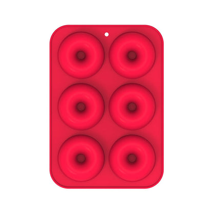 Oven Baking Tools Silicone Cake Donut Mold, 8 Even Brown, 6 Even Blue, 6 Even Purple, 6 Even Green, 6 Even Orange, 6 Even Yellow, 6 Even Red