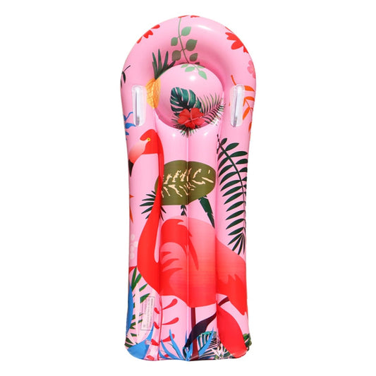 Cartoon Animal Pattern PVC Buoyancy Board Water Inflatable Children Surfboard, 117x54cm