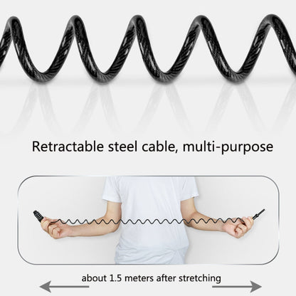 WEST BIKING YP0705063 Bicycle Lock Motorcycle Helmet Lock Anti-Theft Password Cable Lock, WEST BIKING YP0705063
