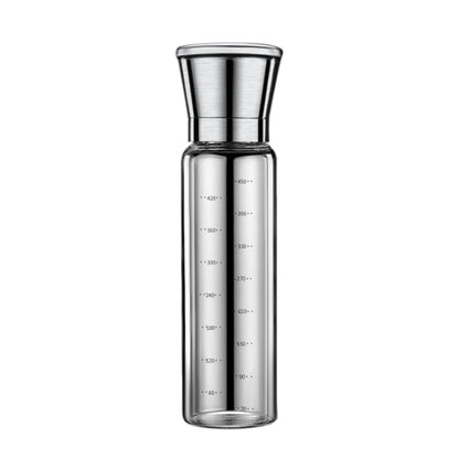 304 Stainless Steel Sea Salt Pepper Grinder Home Pepper Coffee  Manual Grinding Bottle, 450ml