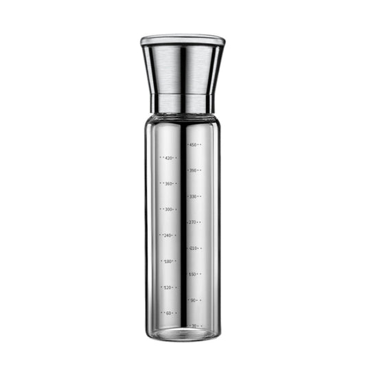 304 Stainless Steel Sea Salt Pepper Grinder Home Pepper Coffee  Manual Grinding Bottle, 450ml