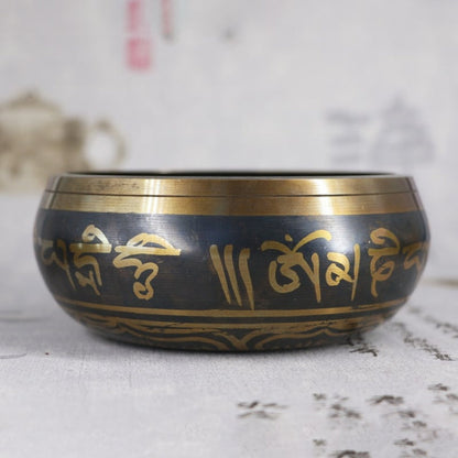 FB02-T8 Buddha Sound Bowl Yoga Meditation Bowl Home Decoration, Random Color And Pattern Delivery, 8cm, 8.5cm, 9.5cm, 10.5cm, 11.5cm, 12.5cm, 14.5cm, 17.5cm