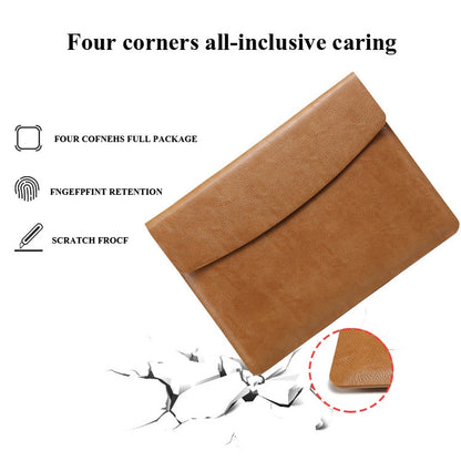 Horizontal Litchi Texture Laptop Bag Liner Bag For MacBook, 11 Inch A1370 / 1465, 12 Inch A1534