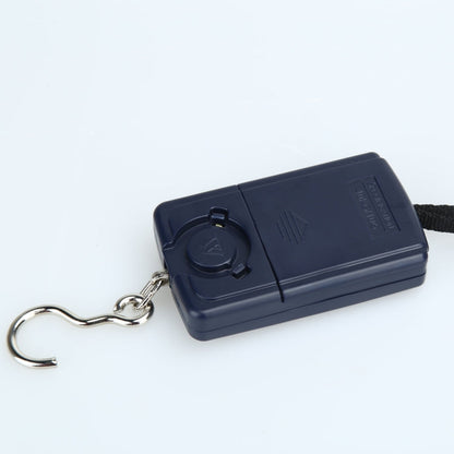10g Mini Digital Fishing Scale Travel Weighting Steelyard Hanging Electronic Hook Scale Kitchen Weight Tool, Capacity:40kg, 40kg without Backlight, 40kg with Backlight