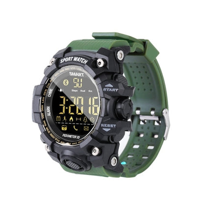 Waterproof Sports Smart Watch EX16S Camouflage Outdoor Bluetooth Remote Pedemeter Long Standby, Camouflage Green, Camouflage Yellow, Green, Black