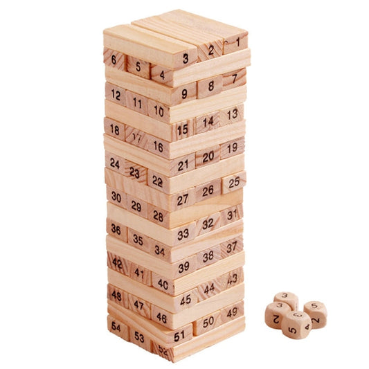 54pcs /Set Childrens Educational Building Block Toys Stacking Game