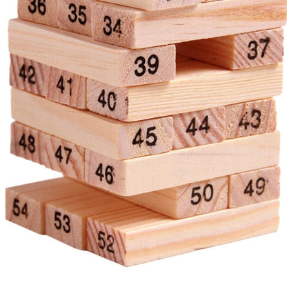 54pcs /Set Childrens Educational Building Block Toys Stacking Game