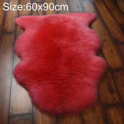 Pure Real Wool Sofa Cushion Fur Full Whole Sheepskin Carpet Window Decoration Mat, 60x90cm, 65x100cm