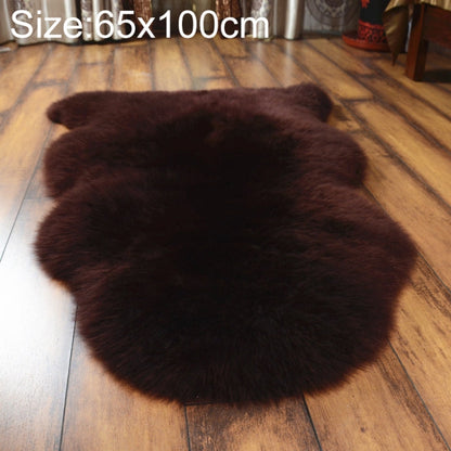 Pure Real Wool Sofa Cushion Fur Full Whole Sheepskin Carpet Window Decoration Mat, 60x90cm, 65x100cm