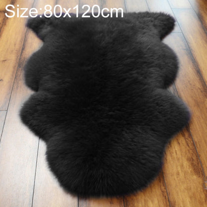 Pure Real Wool Sofa Cushion Fur Full Whole Sheepskin Carpet Window Decoration Mat, 65x110cm, 80x120cm