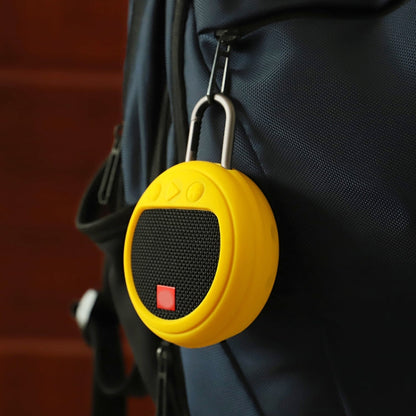 For JBL Clip 3 Bluetooth Speaker Soft Silicone Protective Cover, Yellow, Red, Black, Silver Gray, Orange, Army Green, Dark Blue