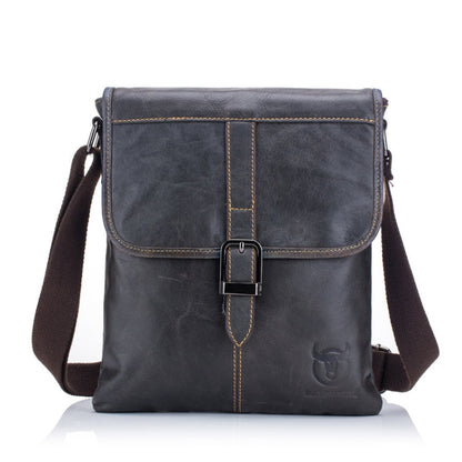 BUFF CAPTAIN 034 Men Leather Shoulder Bag Sports Outdoor First-Layer Cowhide Bag