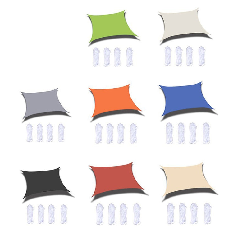 Outdoor Garden Sunshade Sail Waterproof Anti-UV Canopy, Size: 5m x 5m, 5m x 5m