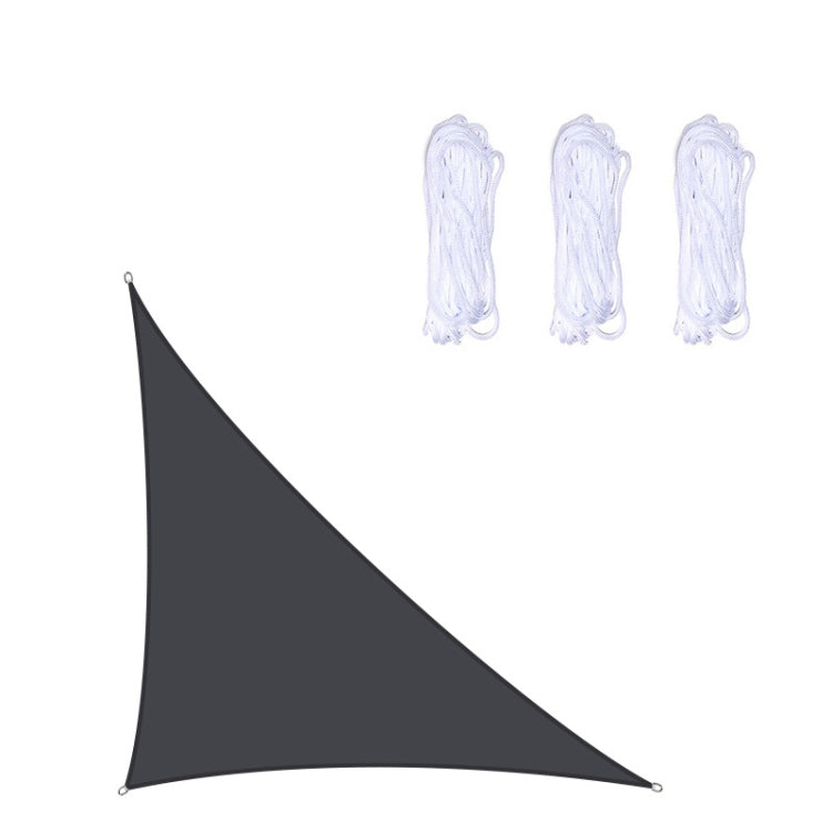 Triangle Outdoor Garden Sunshade Sail Waterproof Anti-UV Canopy, Size: 5m x 5m x 7.1m, 5m x 5m x 7.1m