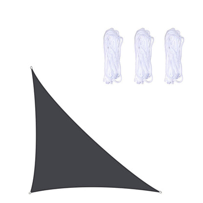 Triangle Outdoor Garden Sunshade Sail Waterproof Anti-UV Canopy, Size: 5m x 5m x 7.1m, 5m x 5m x 7.1m