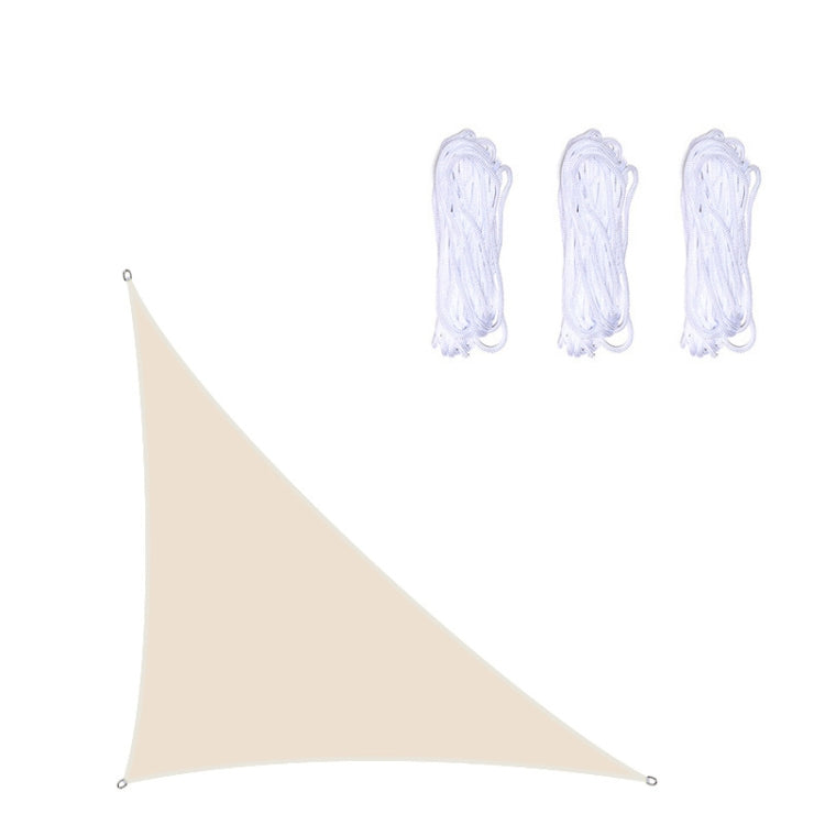 Triangle Outdoor Garden Sunshade Sail Waterproof Anti-UV Canopy, Size: 5m x 5m x 7.1m, 5m x 5m x 7.1m