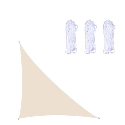 Triangle Outdoor Garden Sunshade Sail Waterproof Anti-UV Canopy, Size: 5m x 5m x 7.1m, 5m x 5m x 7.1m