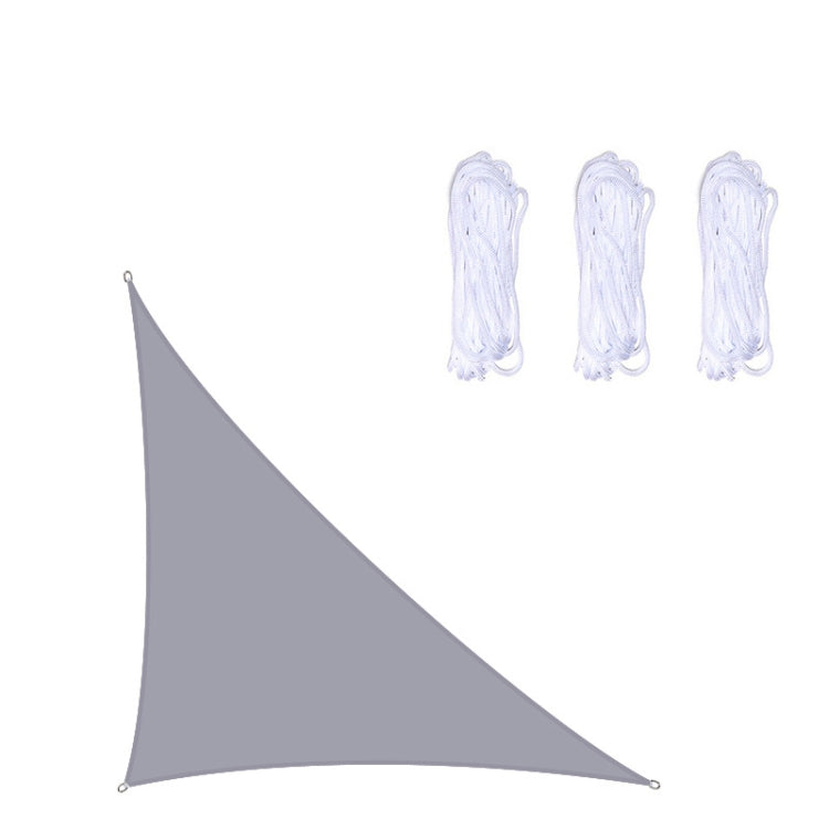 Triangle Outdoor Garden Sunshade Sail Waterproof Anti-UV Canopy, Size: 5m x 5m x 7.1m, 5m x 5m x 7.1m