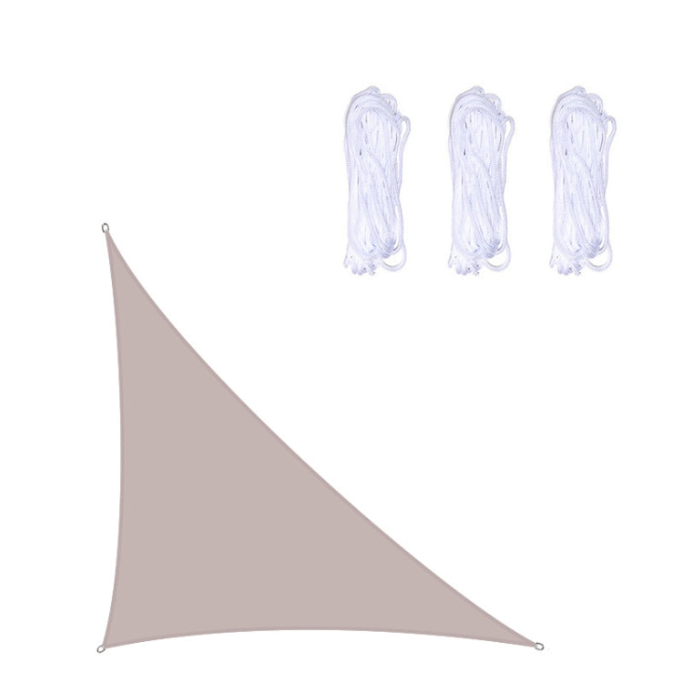 Triangle Outdoor Garden Sunshade Sail Waterproof Anti-UV Canopy, Size: 5m x 5m x 7.1m, 5m x 5m x 7.1m