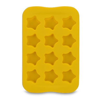 Silicone Chocolate Mold Tray Creative Geometry Shaped Ice Cube Cake decoration Mold, Round, Square, Heart, Star
