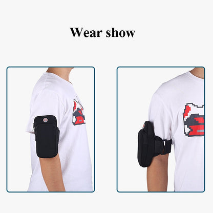 3 PCS Running Mobile Phone Arm Bag Men And Women Fitness Outdoor Hand Bag Wrist Bag, for Mobile Phones Within 6.5 inch